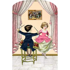 Adventsdeko & Kalender-Adventskalender "Es klingt und singt im Weihnachtshaus"