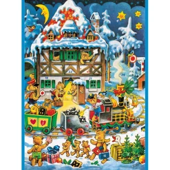 Adventsdeko & Kalender-Adventskalender "Teddy-Land"