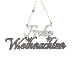 Hängedeko-Aufhänger "Frohe Weihnachten", 30cm