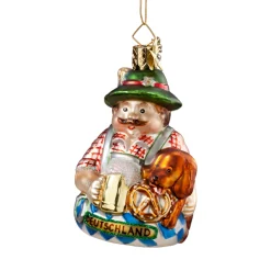 Poesie in Glas Bayern Motive|Weihnachtskugeln Aus Glas-Bayer mit Hund