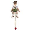 Käthes Original Bayern Motive|Christbaumschmuck Holz-Bayerischer Bub, beweglich
