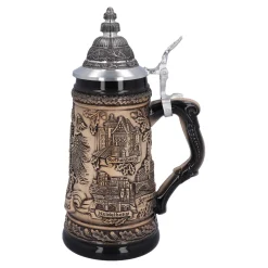 Deutschland Motive|Bierkrüge-Bierkrug mit Zinndeckel 