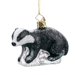 Poesie in Glas Weihnachtskugeln Aus Glas-Dachs, Glas-Baumbehang