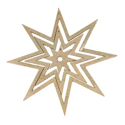 Hängedeko-Dreigliedriger Stern, 35 cm