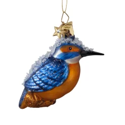 Poesie in Glas Weihnachtskugeln Aus Glas-Eisvogel