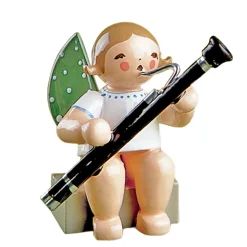 WENDT & KÜHN Wendt & Kühn Kollektion-Engel mit Fagott, sitzend