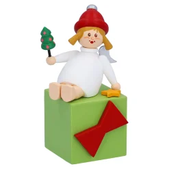 Käthes Original Käthes Original Figuren-Engel mit Geschenkpäckchen 