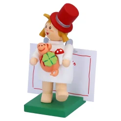 Käthes Original Käthes Original Figuren-Engel mit Glücksbringern "Viel Glück"