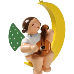 WENDT & KÜHN Wendt & Kühn Kollektion-Engel mit Mandoline, im Mond