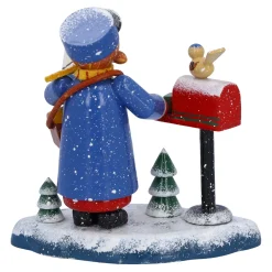 Käthes Original Käthes Original Figuren|Weihnachtsdeko Holz-Frau Postbotin