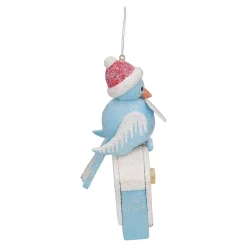 Käthes Original Christbaumschmuck Holz|Weihnachtsdeko Holz-Frostige Weihnachtsgrüße