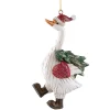 Baumschmuck Aus Kunstharz-Gans mit Baum