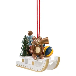 Käthes Original Christbaumschmuck Holz-Geschenkeschlitten