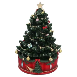 Spieluhr Weihnachten-Geschmücktes Weihnachtsbäumchen, Musikdose