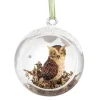 Hängedeko-Glaskugel Eule