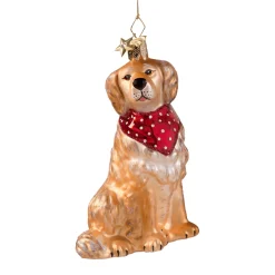 Poesie in Glas Weihnachtskugeln Aus Glas-Golden Retriever