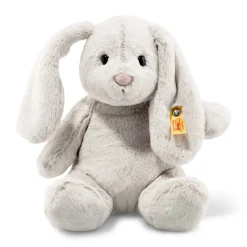 Steiff Plüschtiere-Hase "Hoppie", hellgrau (28 cm)