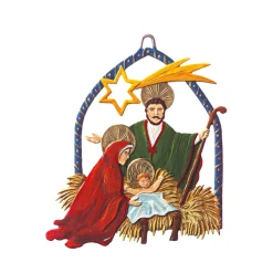 Käthes Original Baumschmuck Aus Zinn-Heilige Nacht