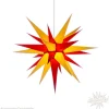 Herrnhuter Sterne Sterne-Herrnhuter Papierstern, rot/gelb, 70 cm