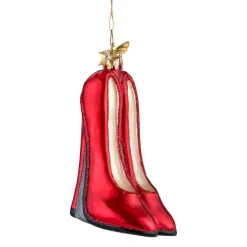 Poesie in Glas Ausgefallene Weihnachtskugeln|Weihnachtskugeln Aus Glas-High Heels