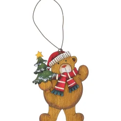 Hängedeko-Hängeornament Bärchen mit Baum