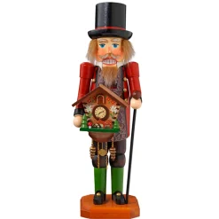 Käthes Original Deutschland Motive|Nussknacker Figuren-Holzknackl "Uhrenhändler", 31 cm