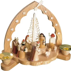 Richard Glässer Kerzen & Teelichthalter-Kerzenhalter "Christi Geburt"