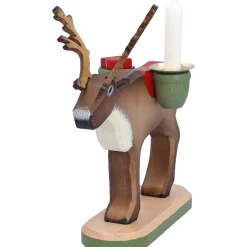 Käthes Original Käthes Original Figuren|Kerzen & Teelichthalter-Kerzenhalter "Rentier"