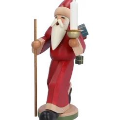 Käthes Original Kerzen & Teelichthalter|Räuchermänner-Kerzenhalter "Weihnachtsmann", Räuchermännchen