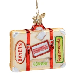 Poesie in Glas Bayern Motive|Weihnachtskugeln Aus Glas-Koffer Bayern