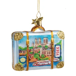 Poesie in Glas Weihnachtskugeln Aus Glas-Koffer York