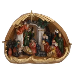 Krippen Und Krippenfiguren-Krippenszene "Anbetung der Könige"