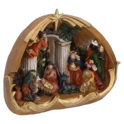 Krippen Und Krippenfiguren-Krippenszene 