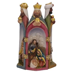 Krippen Und Krippenfiguren-Krippenszene in Heiligen Drei Königen