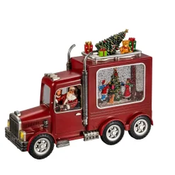 KONSTSMIDE Laternen Weihnachten-LED-Schneelaterne "Weihnachtstruck"