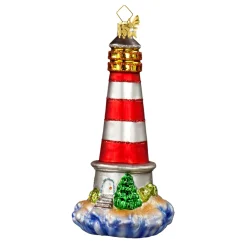 Poesie in Glas Weihnachtskugeln Aus Glas-Leuchtturm