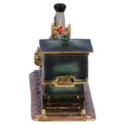 Nostalgische Weihnachtsdeko|Wohndeko-Lokomotive, Schatulle