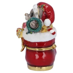 Wohndeko-Maus in Stiefel, Schatulle