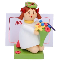 Käthes Original Käthes Original Figuren-Mädchen mit Blumen "Viele Grüße"