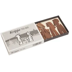 designimdorf Krippen Und Krippenfiguren-Mini Krippe 