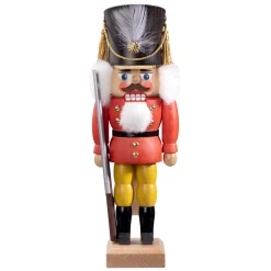 HODREWA Nussknacker Figuren-Nussknacker "Gardesoldat", rot/lasiert, 29,5 cm