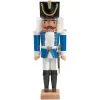 HODREWA Nussknacker Figuren-Nussknacker "Husar", blau, 36 cm