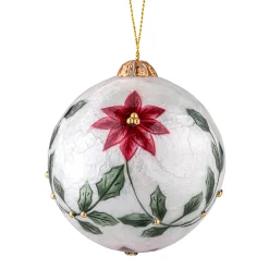 Baumschmuck Aus Perlmutt-Perlmuttkugel Weihnachtsstern, 7,5 cm