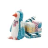 Käthes Original Christbaumschmuck Holz-Pinguin mit Schlitten
