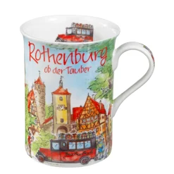 Rothenburg Motive|Tischdeko-Porzellan-Tasse "Rothenburg"