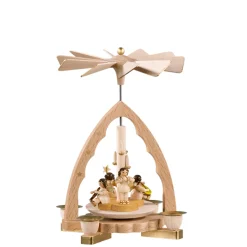 Richard Glässer Weihnachtsdeko Holz|Weihnachtspyramiden-Pyramide "Engelskonzert"