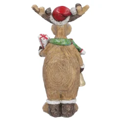 Standfiguren-Rentier mit Geschenk