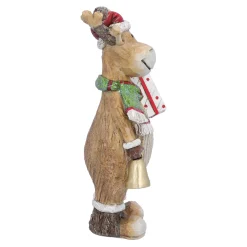Standfiguren-Rentier mit Geschenk