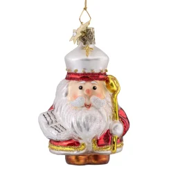 Poesie in Glas Weihnachtskugeln Aus Glas-Sankt Nikolaus