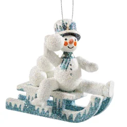 Käthes Original Christbaumschmuck Holz-Schlittenfahrt